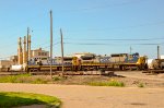 CSX C40-8W Locomotives in the yard